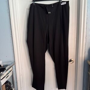 Elegant Black Women's Straight Leg Pants